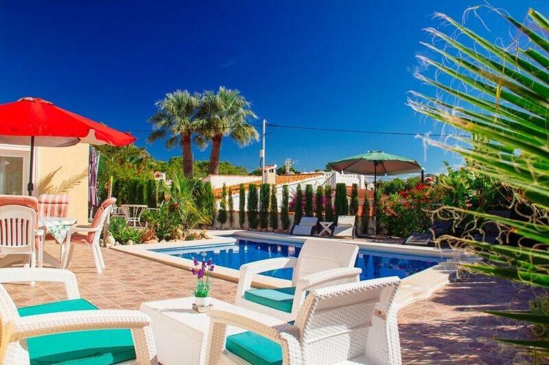 Villa Hayahay With Private Pool & Amazing View Calp Exterior foto